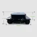 Remote Control Lawn Mower HTM800-PRO 800mm Cutting Width 608CC Engine 45 Degree Slope Capability Efficient Grass Cutting Long Range Operation