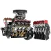TOYAN FS-V800WGPC 1/10 Mini V8 Engine Model Run on Gas 28CC Four-Stroke V-shaped Eight-Cylinder Water Cooling Gasoline DIY Assembly Kit / Finished Science Education Discovery Toys Children Gifts