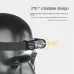Warsun Outdoor LESensor Hat Clip Lamp Waterproof Head Light Rechargeable Fishing Searching Camping Zoom Flashlight Head Light