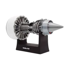 NikolaToy A380 Aircraft Turbofan Engine Model TR900 Creative Desktop Ornaments 23cm / 9in Physics Experiment Science Education Toys