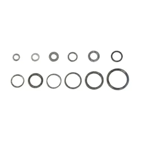 280/Pcs Aluminum Flat Washer Gasket Set M5/6/8/10/12/14/16/20 Flat Ring