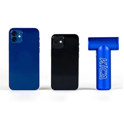 KICA Jet Fan 2 Turbo Fan Electric Air Blower Dust Cleaner Portable Cordless Rechargeable 300g with 100000 RPM Brushless Motor High Pressure Air Flow for Home Office Car Electronics Cleaning