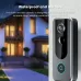M20 1080P Tuya WiFi Video Doorbell 155 Wide Viewing Intelligent Night Vision 2-way Audio IP65 Waterproof APP Remote Monitoring HD Visual Door Bell Supports PIR 4000mAh Battery