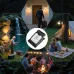 IPRee 3 Mode Solar Clip Lights IP65 Waterproof Super Bright Motion Sensor Lights Energy Conservation Warm Light Garden Wall Light