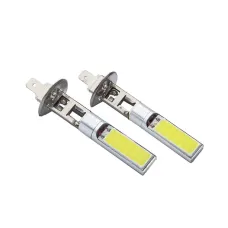 H1/H3 Pair Car LED Fog Lights 10W Front Fog Lights COB Chip Fog 6000K LED Headlight Light Bulb Super White for Fog Driving Light Daytime Running Light
