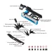 IPRee 38 In 1 Bicycle Repair Tool Set Bike Spoke Wrench Bicycle Screwdriver Set Detachable Bike Repair Screwdriver Bit Kit For Cycling