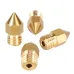 Kingroon MK8 Nozzle 0.2mm 0.4mm 0.5mm 0.6mm 0.8mm 1.0mm 3D Printer Part Extruder M6 Thread Brass Nozzle 1.75mm 3mm Filament
