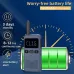 Retevis RB19 FRS RB619 PMR Walkie Talkie Portable Two Way Radio Type C USB Rechargeable for Hands Free Lightweight Compact Radio