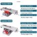 Milling Machine Worktable Compound Milling Working Table 2 Axis 4 Ways Move Multifunction Milling Working Table Heavy-duty Structure for Milling and Drilling Machine