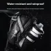 Wolfilist 1.8L Large Capacity Waterproof Bicycle Bottle Bag with Reflective Strips Lightweight Practical Bike Saddle Bag for Water Bottles Towels Repair Kits Essentials