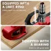 ENJOYWOOD Concealed Hinge Jig with Quick Clip and Dust Vacuum Adapter Concealed Door Hinge Jig 35mm Cabinet Hinge Jig Hinge Hole Drilling Jig for Woodworking Door Cabinet Hinges Mounting Tool