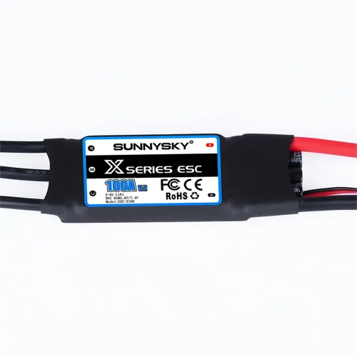 SUNNYSKY X Series 100A V2 2-6S Brushless ESC With 5.6V/7.4V 8A BEC for RC Airplane