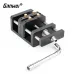 Ganwei Self Centering Woodworking Clamp Vise MGO-000-0167 CNC Aluminum Alloy Compact Design V Trough Precision Alignment Drill Press Tool