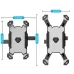 Bike Handlebar 360 Rotation 4 Jaw Contraction Mechanical Fast Locking 0.2kg Lightweight Bicycle Holder for Electric Bike Motor Phone