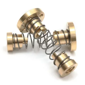 T8 Anti-Backlash Spring Loaded Nut For 2mm / 8mm Acme Threaded Rod Lead Screw