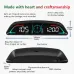 Universal Car Head-Up Display HUD Multi-Functional Display Multiple Alarm Functions Time Speed Distance Driving Fuel Consumption