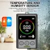 GC300 Portable Carbon Monoxide Detector Rechargeable Digital Display Carbon Monoxide Alarm Suitable for Homes Garages Offices