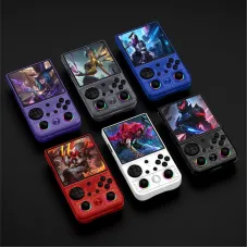 64G RG4ZB Open Source Handheld Game Console 4-Inch IPS Screen RK3326 Quad Core WiFi Multiplayer 3000mAh Battery Retro Emulator Built-in 15000+ Games Portable Classic Games Console