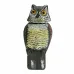 Outdoor Owl Bird Repellent Mouse Deterrent with Electronic Shake Head Feature Generic Realistic 360 Degree Rotating Bird Repellent Owl Decoy Bird Scare Sound and Shadow Control Garden Yard Decor