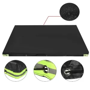 260cm 600D PVC Waterproof Trailer Cover Auto Roof Tent Heavy Duty Dustproof Protector Cover Travel Camping Canopy