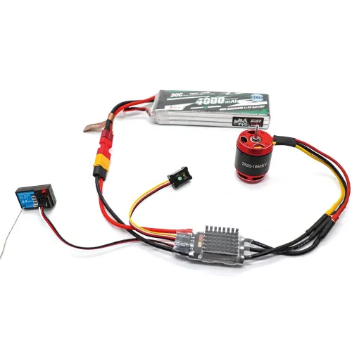 RC Car Parts Brushless ESC 80A AM32 Firmware Adjustable BEC 2-8S USB Link for 1/8 Rock Crawler Climbing Truck Vehicles Models Spare Accessories