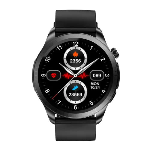 E420 1.39 inch HD Screen ECG Monitor Heart Rate Blood Pressure SpO2 Monitor Fitness Tracker 280mAh Battery BT5.1 IP68 Waterproof Smart Watch