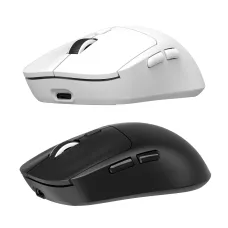 HXSJ T30 Tri-mode Gaming Mouse PIXART Inster S203 Chip 800-6400DPI 1KHz Report Rate 72g Lightweight 500mAh Type-C Rechargeable E-sports Gamer Mice for PC Laptop Computer