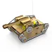 Wooden Remote Control Tank Assembly Kit DIY Set Children's Science Discovery Experiment Tools Toys