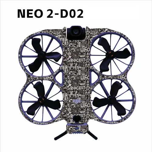 RCSTQ Waterproof PVC Stickers Drone Body Skin Protective Arm Remote Control Protector for DJI NEO 2 RC Drone