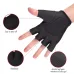 SKDK Breathable Silicone Non-Slip Sports Workout Gloves Half Finger Protective Gear for Gym Bench Press Barbell Fitness