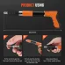 Manual Nail Gun Kit Adjustable 5 Gear Steel Nail Tool Lightweight Portable for Concrete Wall Brick Wood Installation