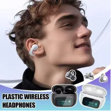 G08 Translator Earbuds Wireless bluetooth 5.4 Earphone LED Touch Screen 13.2mm Dynamic Drivers Bass Sound Instant Translation Earclip Open-ear Headphones