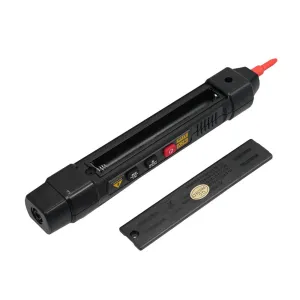 Pen Type 4000Count Digital Multimeter AC/DC Voltage Tester NCV Non-Contact Test LED Light Black High Precision Portable for Precision Electrical Testing