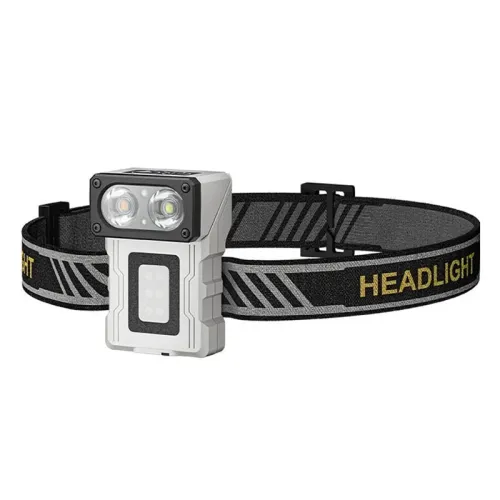 Smiling Shark TD-0172 Motion Sensor Headlight, Rechargeable LEHeadlamp, Three-Color Light Source Headlight Induction Cap Clip Light