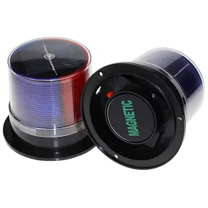 Magnetic Car Solar-powered Warning Light High Visibility Waterproof Strobe Signal Lamp