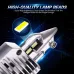 Pair H4 80W Car Front LED Headlight Bulbs Hi-Low Beam for Lighting Modification 6000K IP67 Waterproof 16000LM