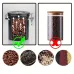 IPRee Coffee Bean Storage Canister Airtight Coffee Sealed Jar One Way Valve Includes Spoon Long-lasting Storage Container for Fresh Coffee Tea