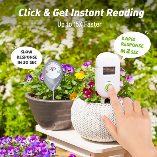 Soil Moisture Meter Wifi Smart Monitor Moisture Level Alert Notification Garden Care Planting Humidity Meter