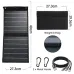 IPRee 10W 5V Portable Solar Panel Folding Bag Waterproof Dual USB Port Charger Mobile Power Bank for Phone Battery Outdoor