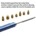 Toaiot TS100s Soldering Iron Tip Hot Melt Nut Indenter Kit Brass Inserts CNC Precision for M2 M3 M4 M5 M6 M8 Universal Soldering Iron Tips VORON Inlaid Nut Implant