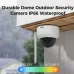 Hiseeu WHC905 5MP PTZ Wireless Security Outdoor Camera Explosion-Proof Cameras Auto Tracking Motion Detection WiFi Camera Works with Alexa Wireless Camera System