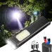 Multi-Functional USB Rechargeable Work Light with Pen Clip and Buzzer Strong Magnetic COB Aluminum Flashlight Camping Tent Lamp