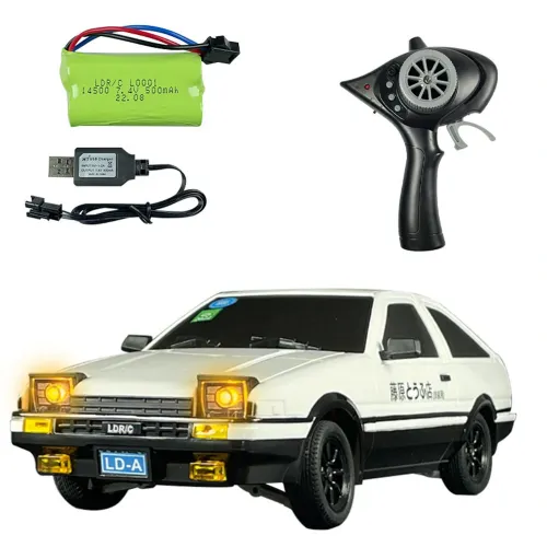 LDRC LD-A86 RTR 1/18 2.4G RWD RC Car Drift VehiclesLED Lights Full Proportional Controlled Models Toys