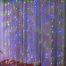8 Mode Remote Control Timing USB Copper Wire Light LED Curtain Light String Christmas Holiday Room Decoration Lantern Garland Light