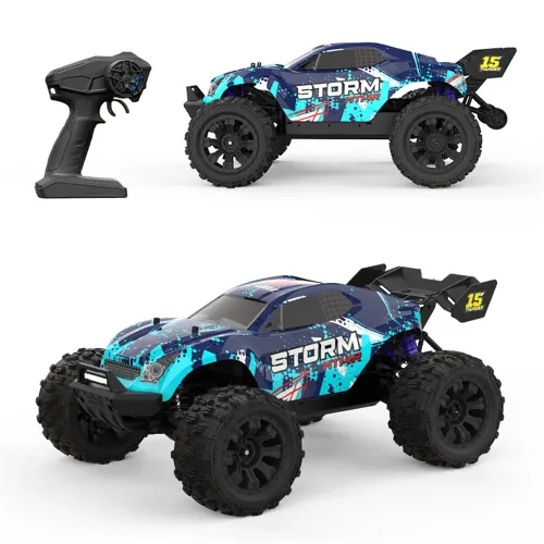 EU/US DirectJIUSI MT14R RTR 1/14 2.4G 4WD 80km/h Brushless RC Car 3S High Speed Off-road Truck Remote Control Racing Car Vehicles Models Metal Chassis Differential CVD Drive Shaft Rocket Motor Oil Filled Shocks Toys