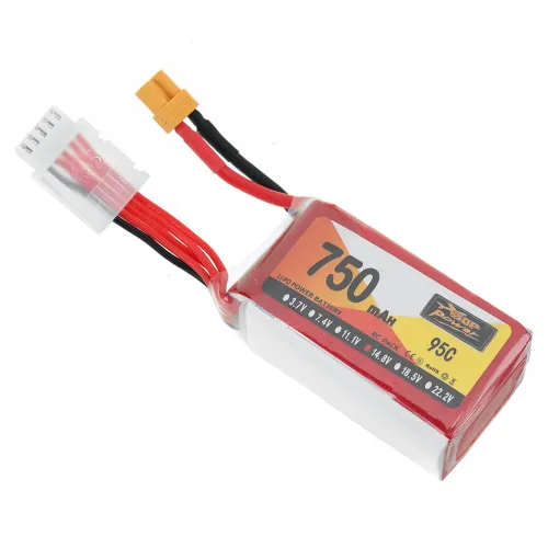 ZOP POWER 14.8V 750mAh 95C 4S LiPo Battery XT30 Plug for SpeedyBee Bee35 Crux35 RC FPV Racing Drone