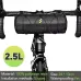 NEWBOLEHandlebar Bag 2.5L Capacity 100% Polyester Waterproof Bicycle Frame Bag Multifunction Portable Shoulder Bag for LAOTISAMEBIKMTB Bike