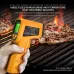 BSIDE H2 Infrared Laser Thermometer -50 to 530 High Precision Non-Contact 12:1 Ratio Adjustable Emissivity LCD Backlit Display