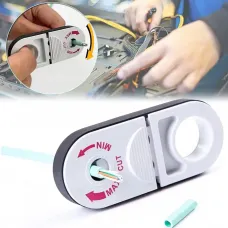 Universal Adjustable Network Cable Stripper Tool Cat5e Cat6 Cat6a Cat7 Cat8 Coaxial Wire Stripping Cutting Compact Design One Hand Operation Professional Wiring Tool