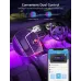 Car Atmosphere Lights Interior APP Control 12V 48 LEDs 1 To 4 Modified LED Colorful Atmosphere Lights Car Foot Interior Lights With Remote Control